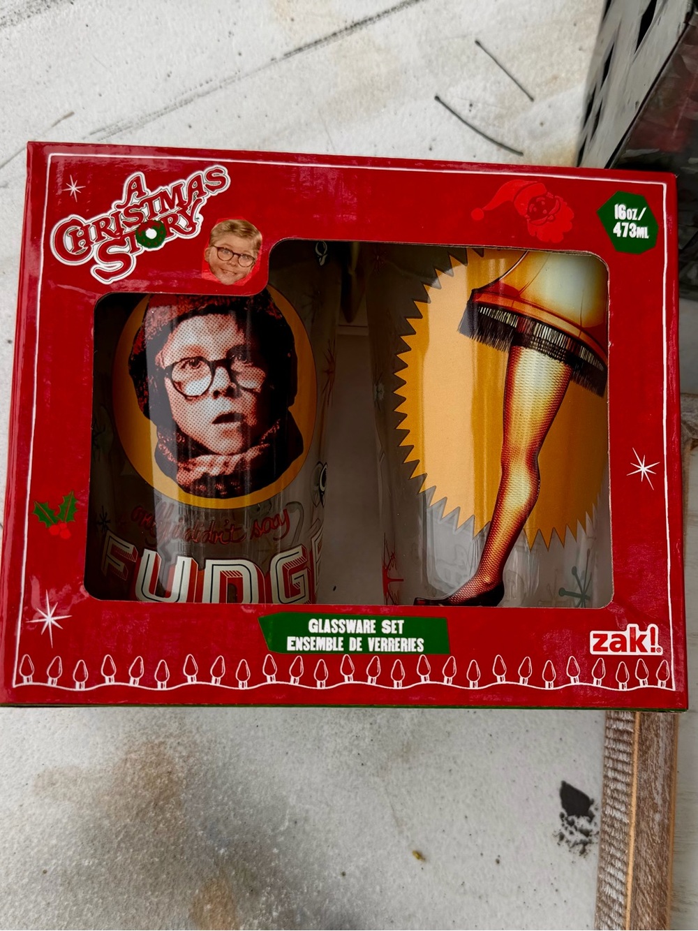 A Christmas Story Glassware Set - Iconic Movie Art